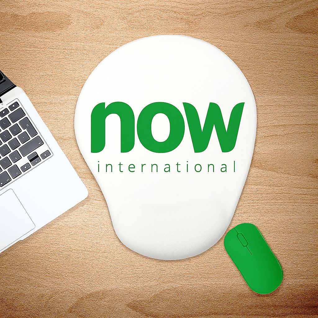 Now International Bilek Destekli Oval Mouse Pad